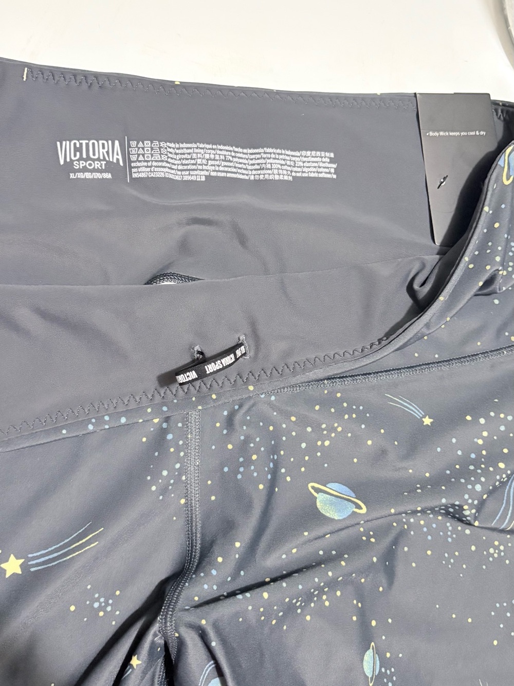 Victoria's Secret Navy Space-Print Kids Leggings - Picture 10 of 12